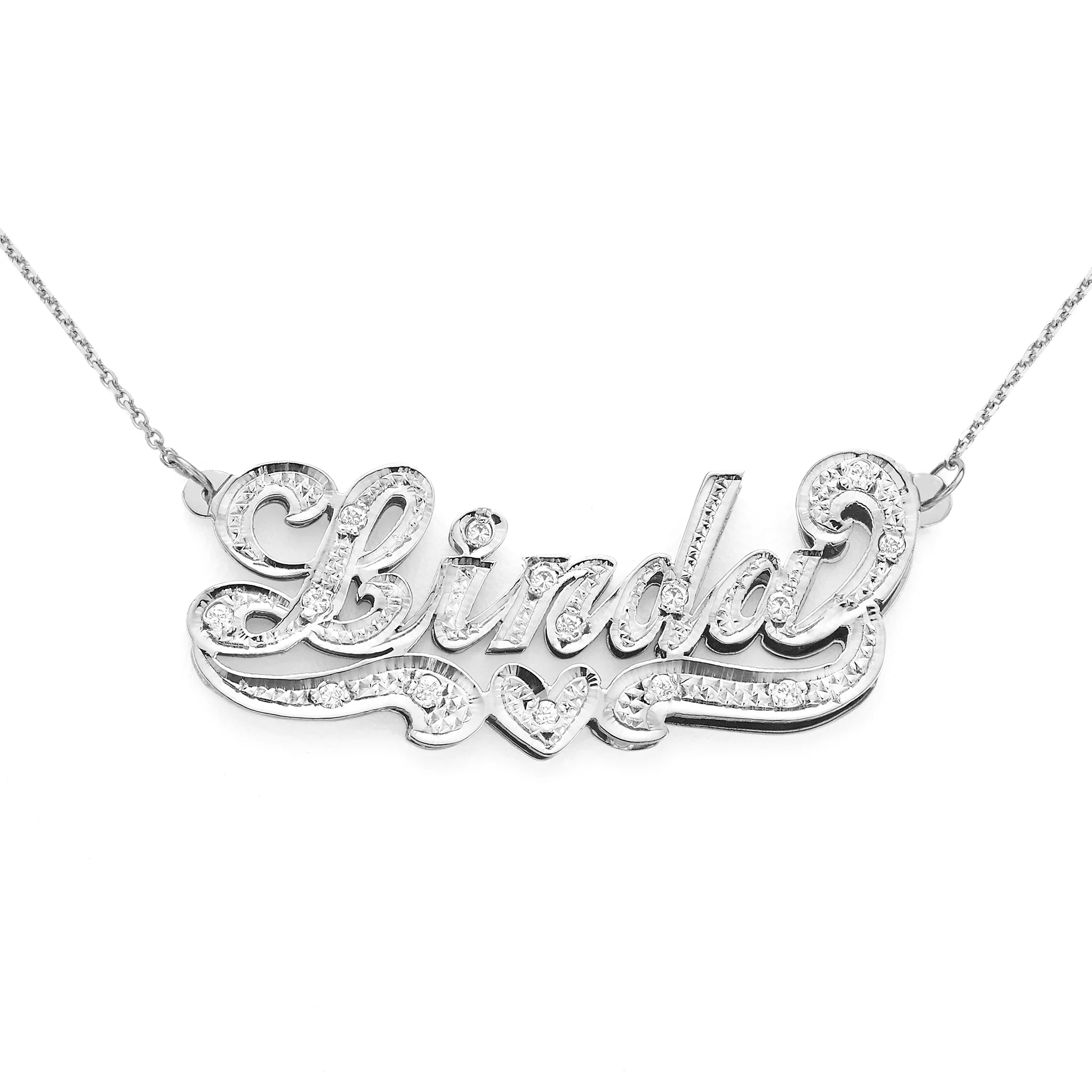 Silver N Style | SNS355 - Personalized Name Necklace in